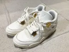 NIKE Air Jordan 4 Retro ホワイト ゴールド US11