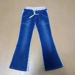 未使用 140サイズ ジャンクストアー パンツ デニム スウェット 星柄のサムネイル