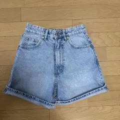 デニムショートパンツ ライトブルー