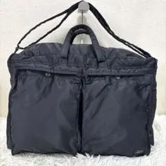 ポーター タンカー ボストンバッグ 2way 大容量 ブラック オレンジ 旅行鞄