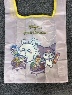 ちいかわ×サンリオキャラクターズ エコバッグ モモンガ×クロミ