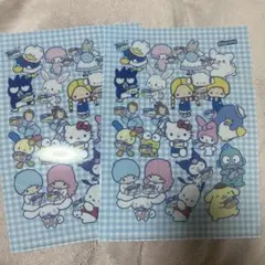 サンリオキャラクターズクリアファイル2枚セット　シーチキン