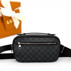 未使用級　ルイヴィトン　ダミエ　グラフィット　アンブレール　ボディバッグ