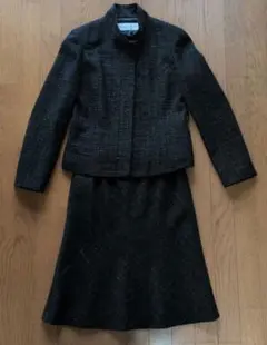 ブラックツイードスーツセット