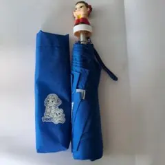 不二家 ペコちゃん 折りたたみ傘 ブルーのサムネイル