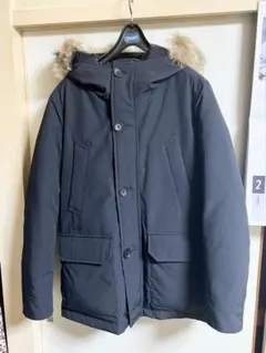 ノンキルトダウンジャケット ネイビー M ユニクロ