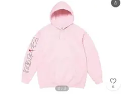 Supreme x Nike フーデッドスウェットシャツ 24SS ライトピンク