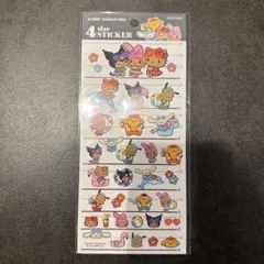 日焼けキティ　サンリオ キャラクターシール 4サイズ