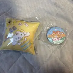 Cinnamoroll×くら寿司 コラボ 缶バ クッションチャーム