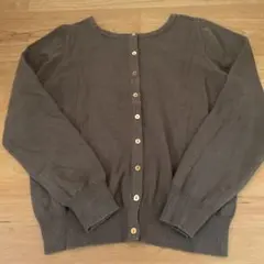 バックボタンコットンニット