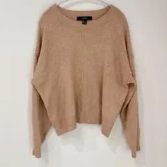 Forever21 ゆるだぼ ニットセーター モカベージュ 【LL】古着 女子
