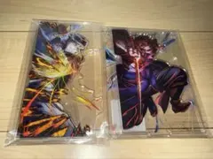 【新品未開封】鬼滅の刃キービジュアル レイヤードアクリルスタンド童磨・獪岳セット