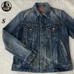 HYSTERIC GLAMOUR スタッズ デニムジャケット Sのサムネイル