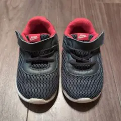 Nike メッシュシューズ 黒/赤　13cm