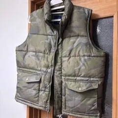 OLD NAVY カモフラージュ ダウンベスト L/XL