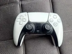 PS5 ワイヤレスコントローラー ホワイト/ブラック ジャンク品（説明欄必読）