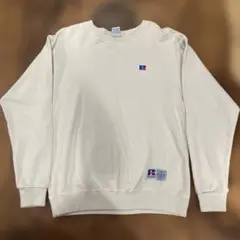 美品 RUSSELL ATHLETIC ホワイト スウェット S