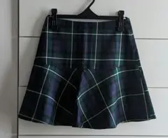 ほぼ新品 23区 タータンチェック ペプラム スカート