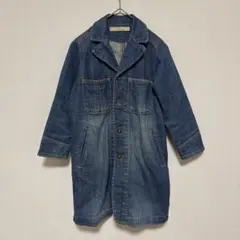 デニムジャケット Lサイズ ダブルブレスト　ブルー　Lサイズ