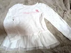 Mezzo Piano ドット柄 長袖カットソー