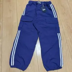 新品 BREEZE サイドライン　ナイロンカーゴパンツ 130
