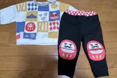 CHUM_UP だるま 獅子舞 和柄 セットアップ お正月