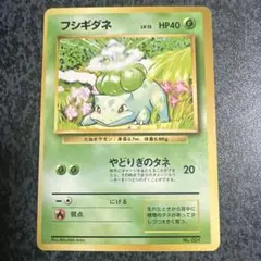 フシギダネ 旧裏 第1弾拡張パック 1996年 No.001 やどりぎのタネ フシギダネ 旧裏 第1弾拡張パック 1996年 No.001 やどりぎのタネ