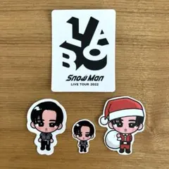 SnowMan LIVE TOUR LABO　目黒蓮　すのチル　ロゴ　ステッカーのサムネイル