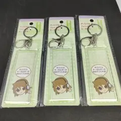 オリジナルフォトイン　キーホルダー 銀テープサイズ　3個セット