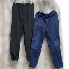 ユニクロ　暖パン　ウォームジーンズ2点セット140