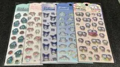 【DAISO】サンリオ　ぷくっとシール 未開封5枚セット