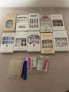 未使用品 ネイルチップセット 10セット まとめ売り
