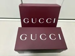 空箱　GUCCI 大きめ　２点　バーガンディー