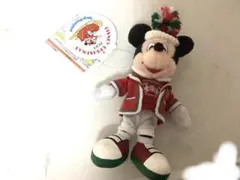 ディズニー・クリスマス　ミッキーぬいぐるみバッチのサムネイル