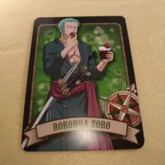 ゾロ　大丸梅田店特典カード　ワンピース　麦わらストア