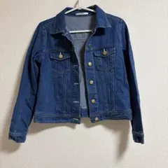 レトロガール シンプルデニムジャケット Gジャン Mサイズ