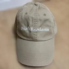 【新品未使用】Polo Ralph Lauren ベージュキャップ