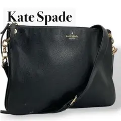 Kate Spade レイラ　ショルダーバッグ　ブラック　レザー　ポシェット