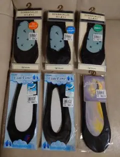 福助 フクスケ フットカバー 6足セット 黒 未開封