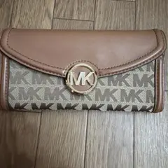 MICHAEL KORS 長財布 MKロゴ ブラウンのサムネイル