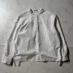 美品】セオリーリュクス 長袖シャツ LILA L バックレース 切替 ノー 