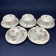 【未使用品】Noritake カップ＆ソーサー5客セット