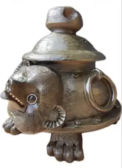 【希少】分福茶釜　狸茶釜のサムネイル