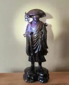 空海 弘法大師仏像 合金製 青銅色仕上 仏教美術 秀雲作 空海 弘法大師仏像 合金製 青銅色仕上 仏教美術 秀雲作 - メルカリ