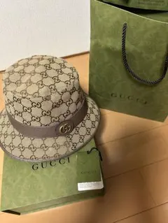 GUCCI GGパターン バケットハット