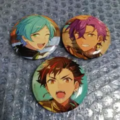 深海奏汰 乙狩アドニス 南雲鉄虎 あんスタ あんさんぶるスターズ 缶バッジ