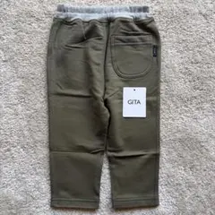 新品GITA レギンスパンツ 80cm カーキ ベルメゾン 千趣会 キッズ