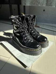 ドクターマーチン Dr.Martens レザーハイカットブーツ 黒 24.5cm