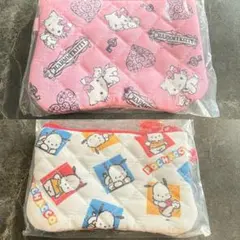 サンリオ シークレットミニフラットポーチ チャーミーキティ ポチャッコ