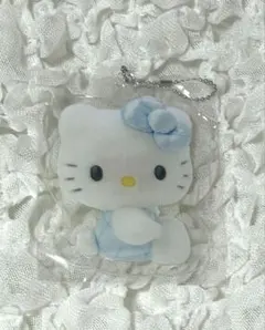 ハローキティ　非売品　50周年　アクリルチャーム 水色